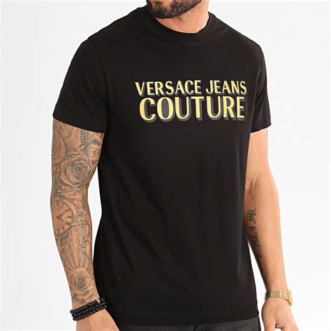 versace jeans crew neck t shirt black|Versace Jeans couture ittierre.